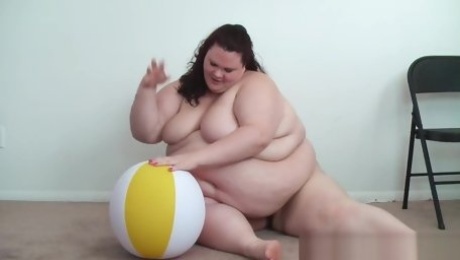 Fatty Tested... NOT Approved! - SSBBW Tests Out Inflatable With BBW Body