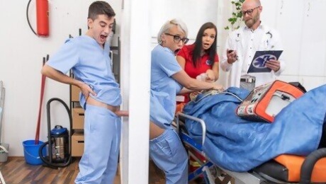 Nurse Gets A Glory Hole Ass Fuck Video With Jordi El Nino Polla, Angel Wicky