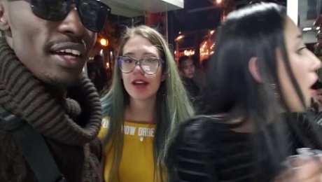 Black African kissing Colombian sluts in Bogota