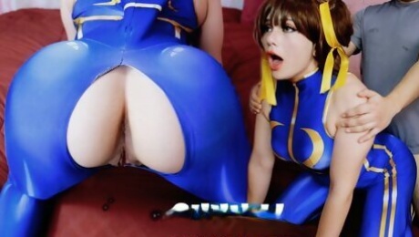 Big Ass CHUN LI Fortnite Cosplay