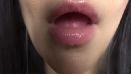 ASMR Lens & Ear Licking, Kissing and Moaning [Close-up]