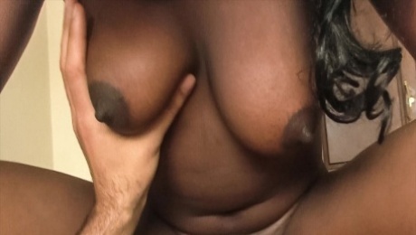Big Tits Black MILF in Real Interracial Casting Tape