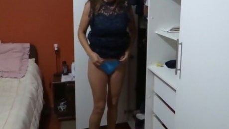 My wife dresses to go to the party, comes home and undresses to fuck her boss