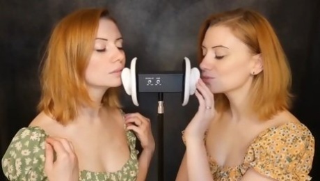 Jodie Marie ASMR Twin Ear Licking Patreon Video
